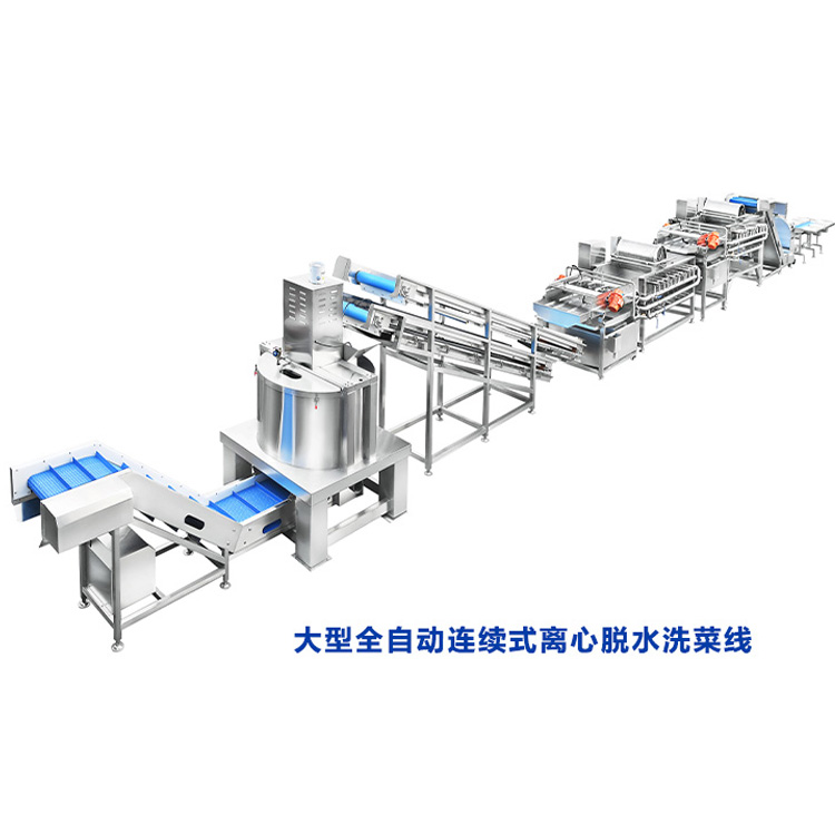 全自动连续式叶菜类洗菜线