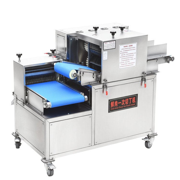 大型连续式鲜肉切丁机0304